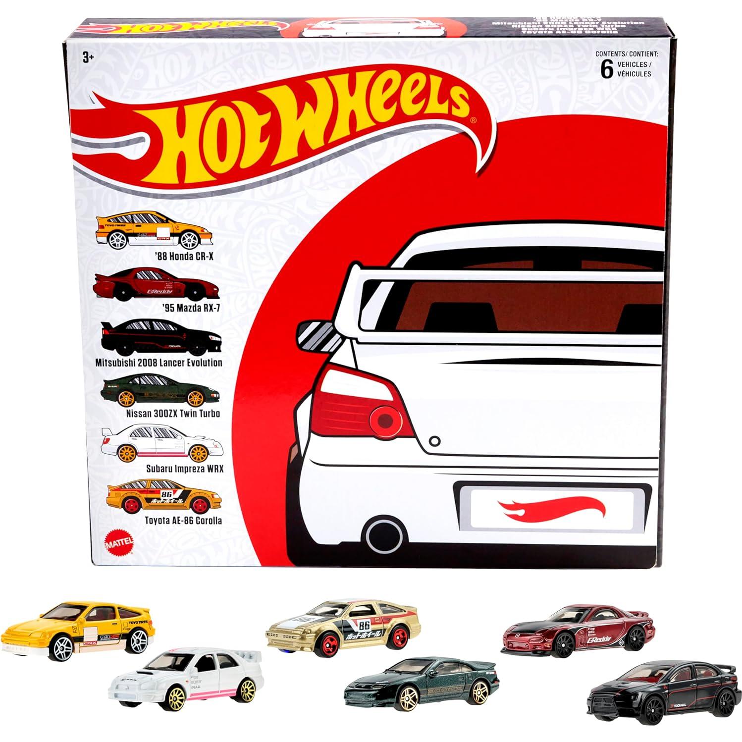 Hot Wheels Multipack de 6 Coches de Juguete 1:64