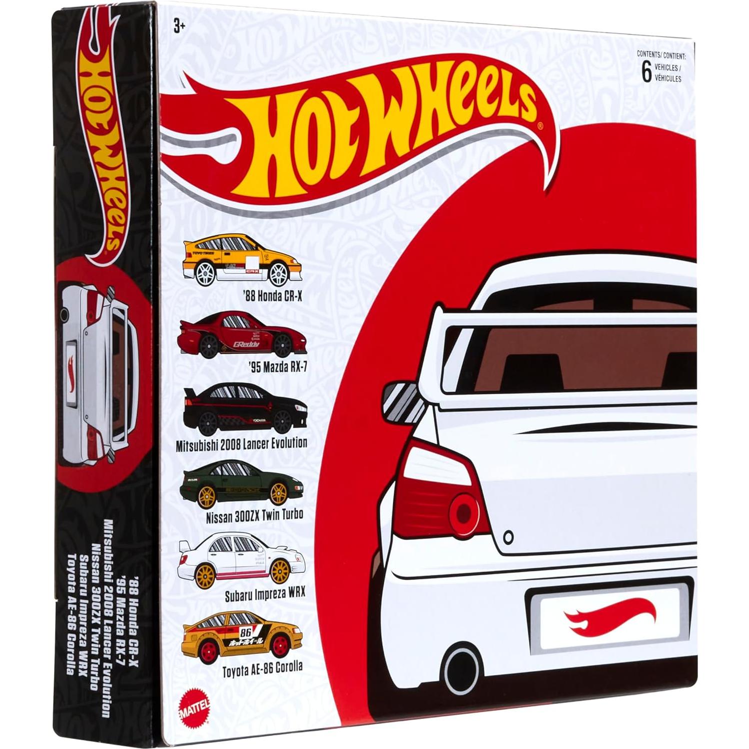 Hot Wheels Multipack de 6 Coches de Juguete 1:64