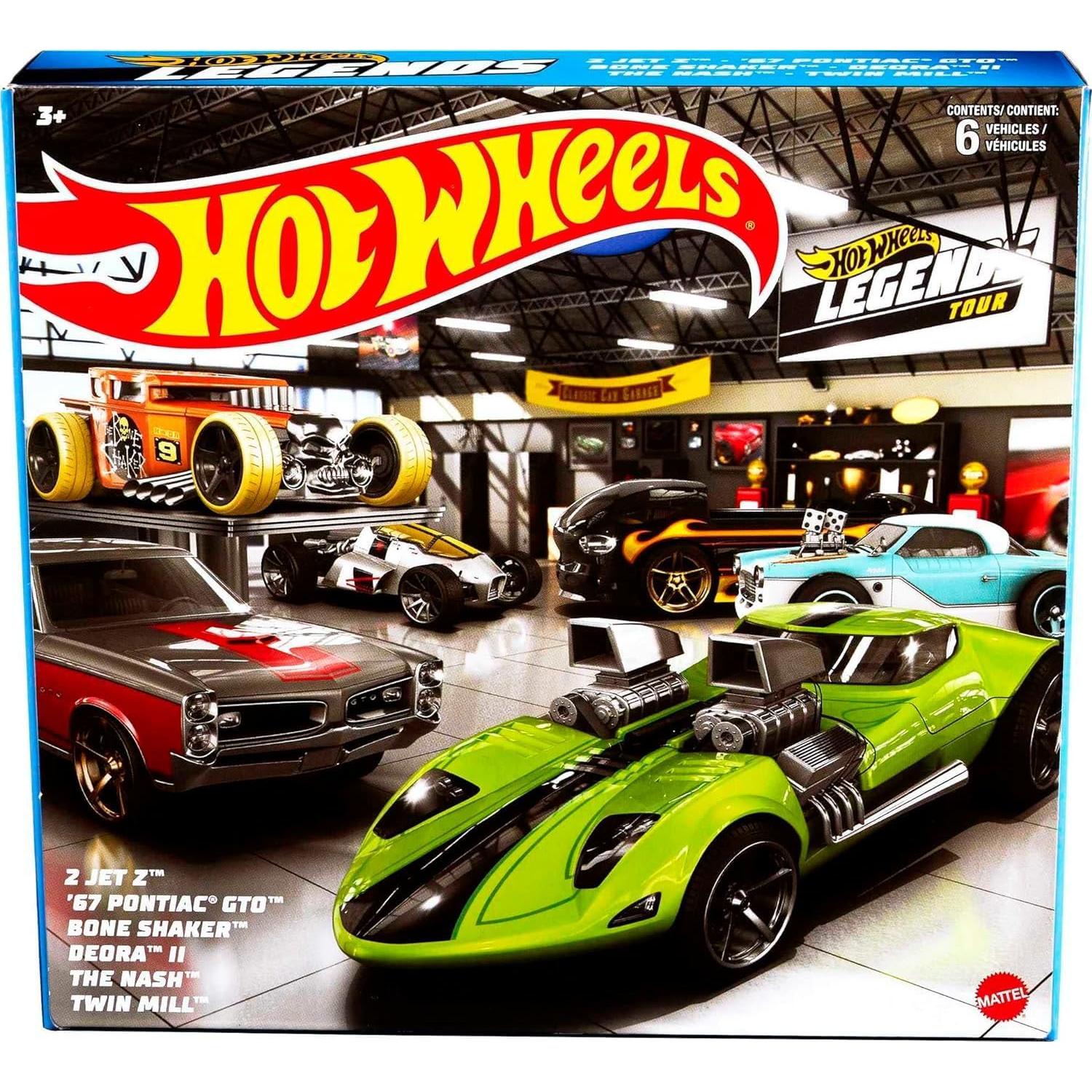 Hot Wheels Multipack de 6 Coches de Juguete 1:64