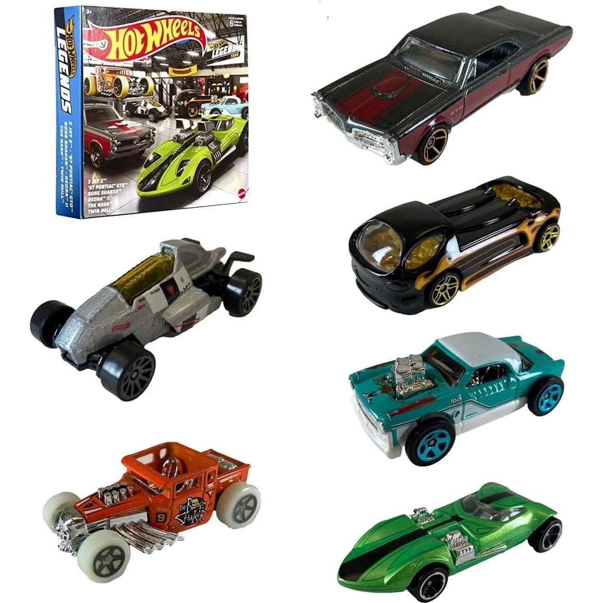 Hot Wheels Multipack de 6 Coches de Juguete 1:64