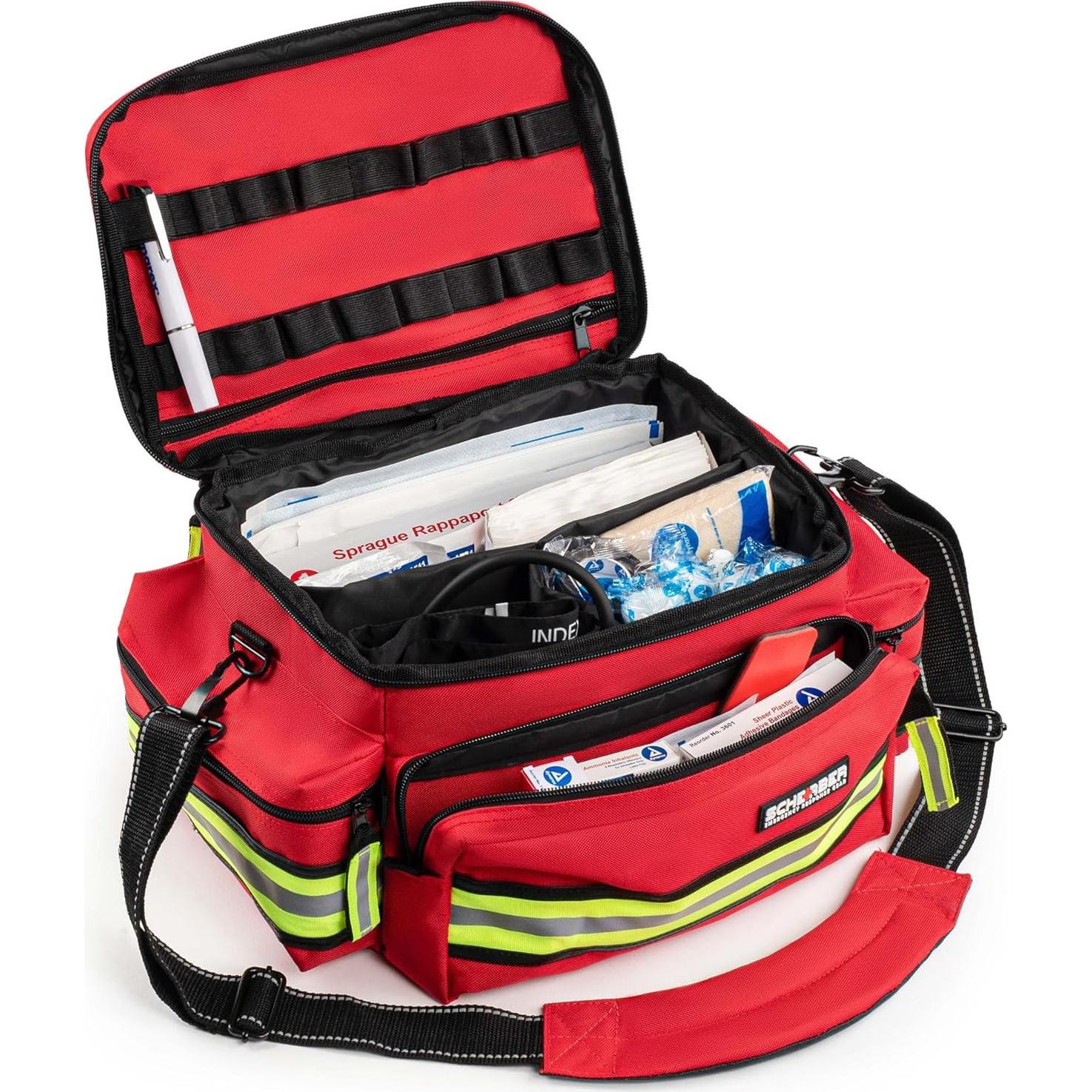Kit de Trauma Profesional Scherber EMT con 200 Suministros
