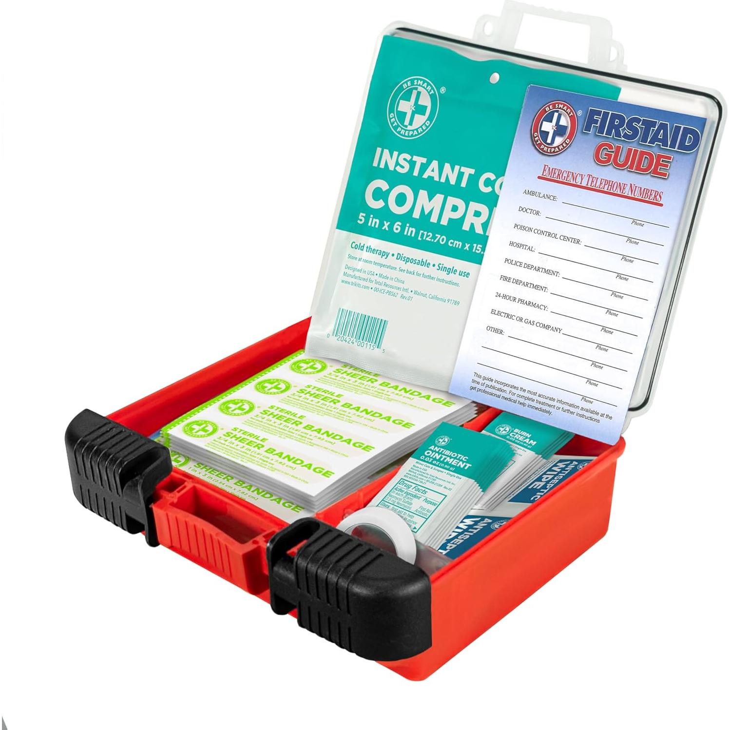 Kit de Primeros Auxilios OSHA/ANSI Total Resources - 100 Piezas