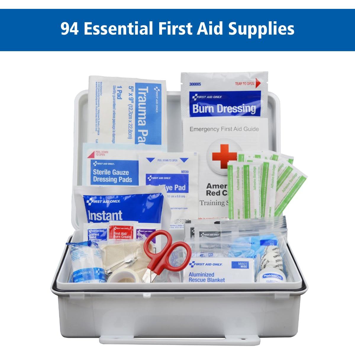 Kit de Primeros Auxilios Only 91324 para 25 Personas - 94 Piezas