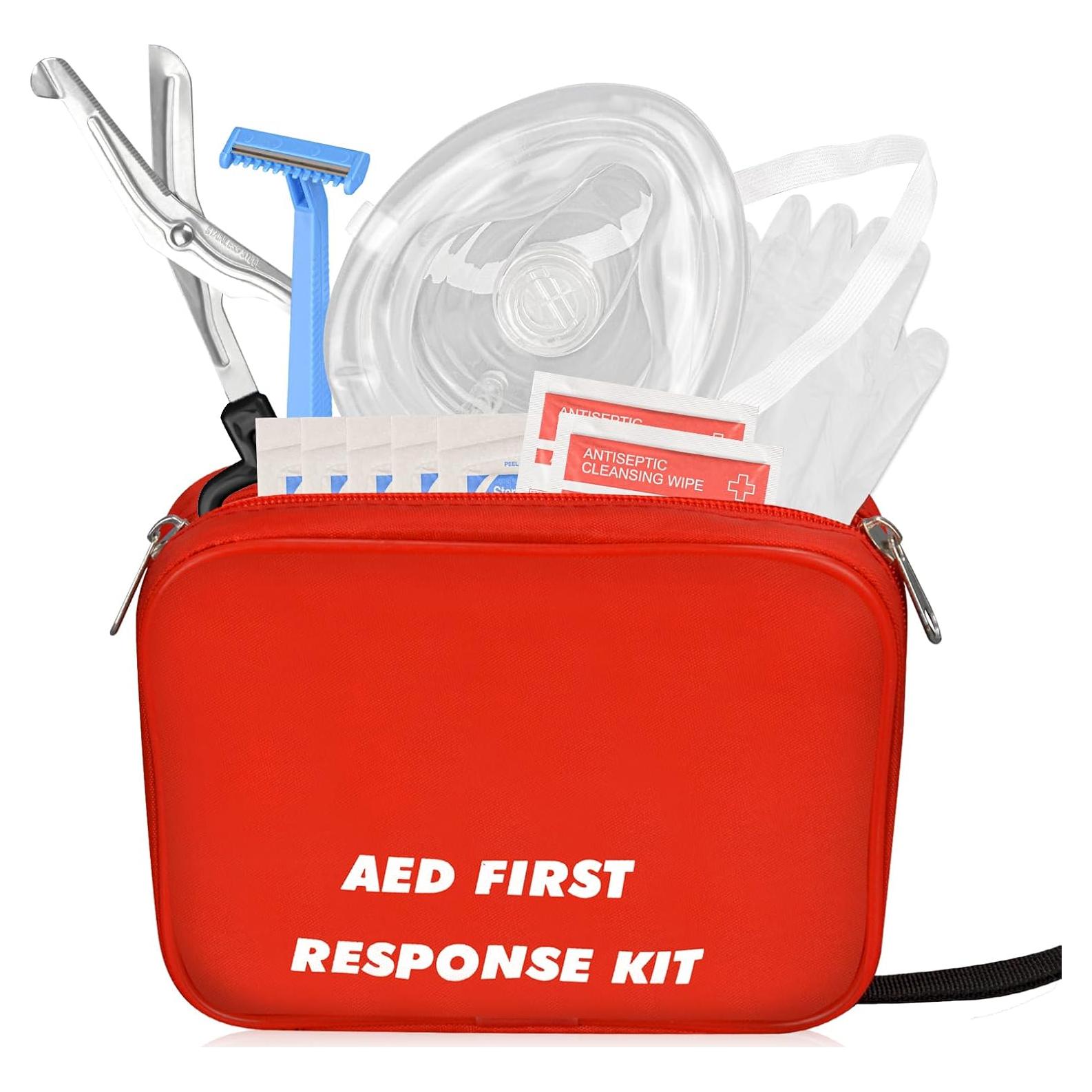Kit de AED Skillssist con RCP, Guantes y Accesorios