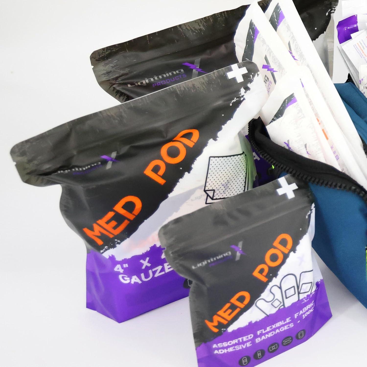 Bolsa de Trauma Compacta Lightning X EMS Azul 35.6x22.9x17.8 cm