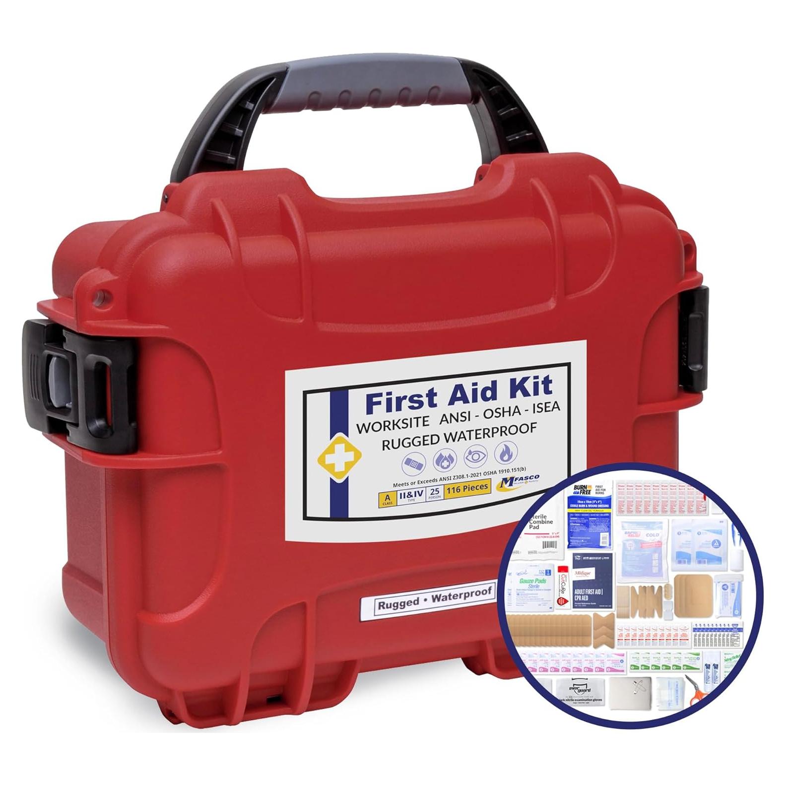 Kit de Primeros Auxilios Clase A MFASCO 2021 - Funda Impermeable