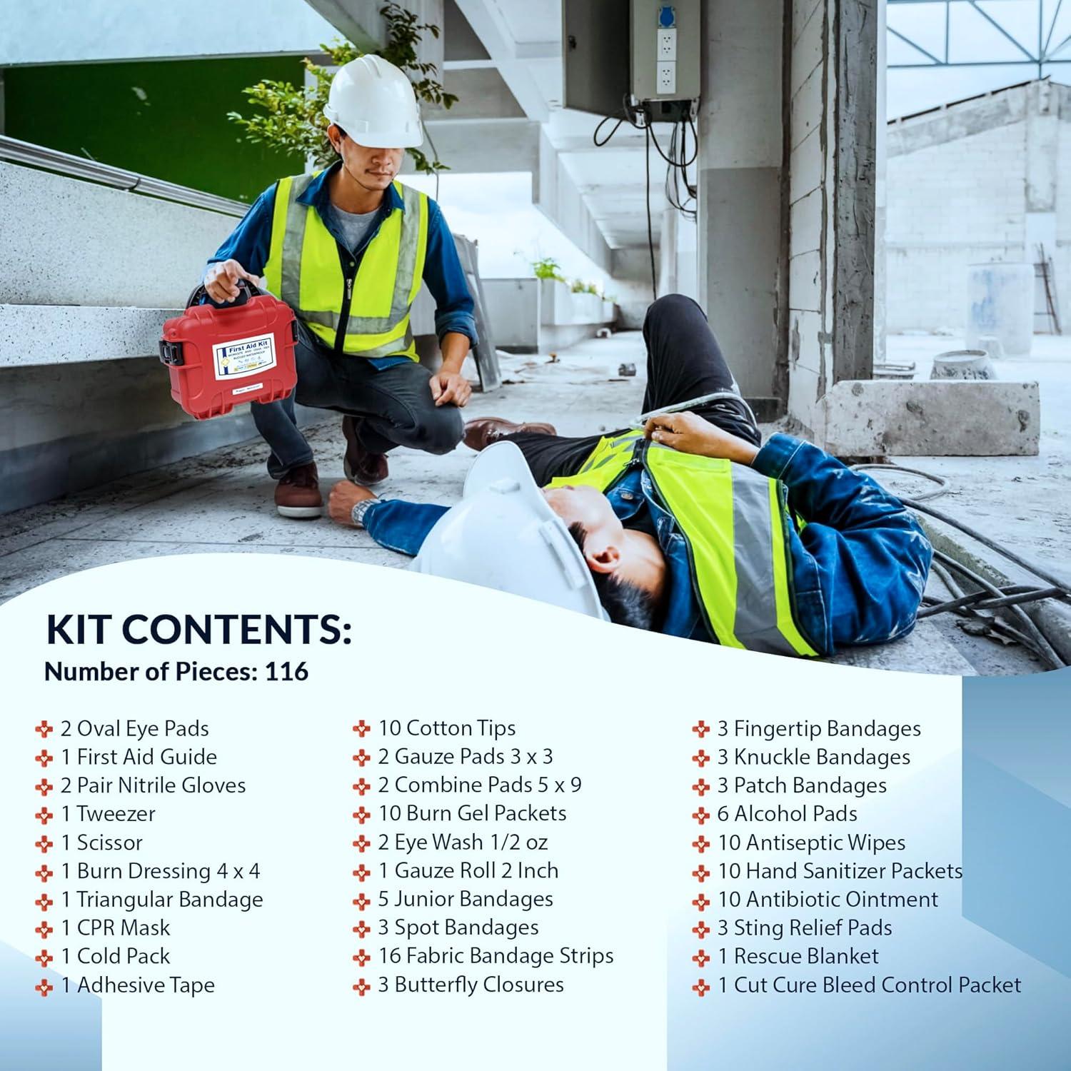 Kit de Primeros Auxilios Clase A MFASCO 2021 - Funda Impermeable