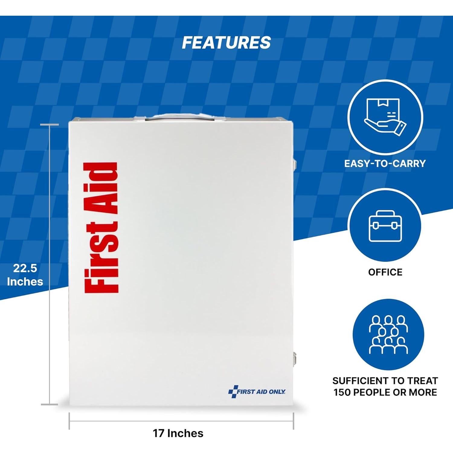 Kit de Primeros Auxilios Solo 226-U para 50 Personas - 191 Piezas