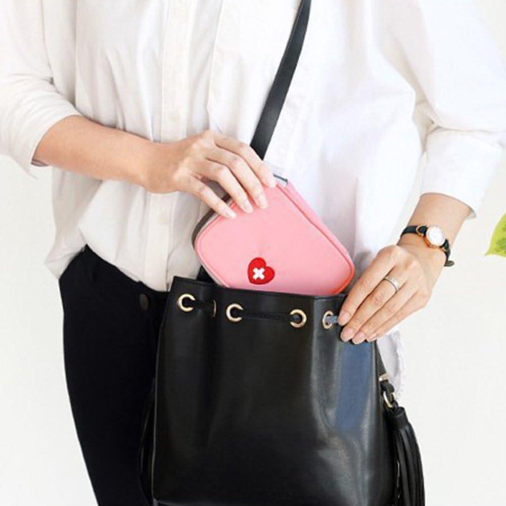 Kit de Primeros Auxilios Mini Rosa Htppzjr - Compacto y Portátil