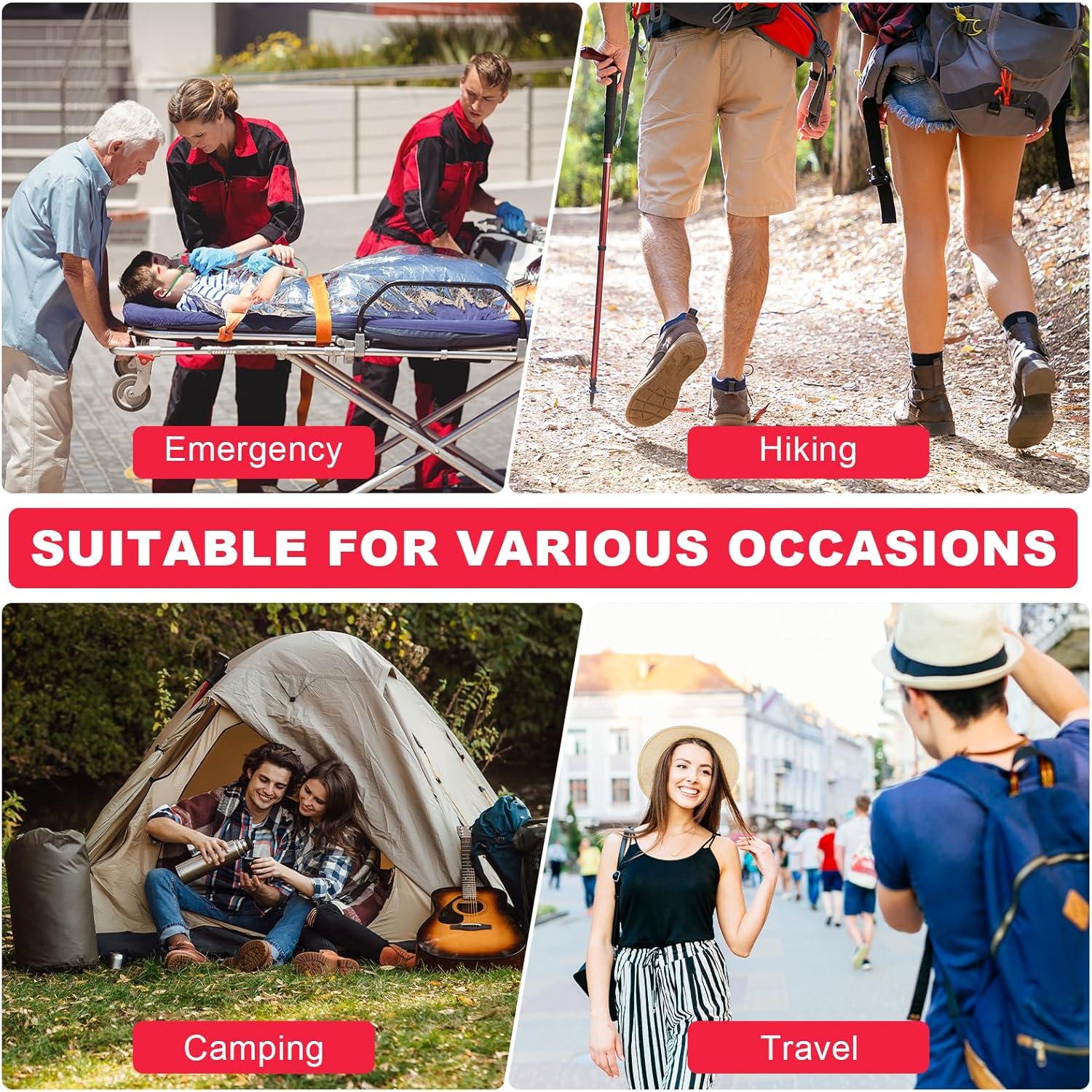 Mochila de Primeros Auxilios Vacía YIQFTON Impermeable 18L Roja