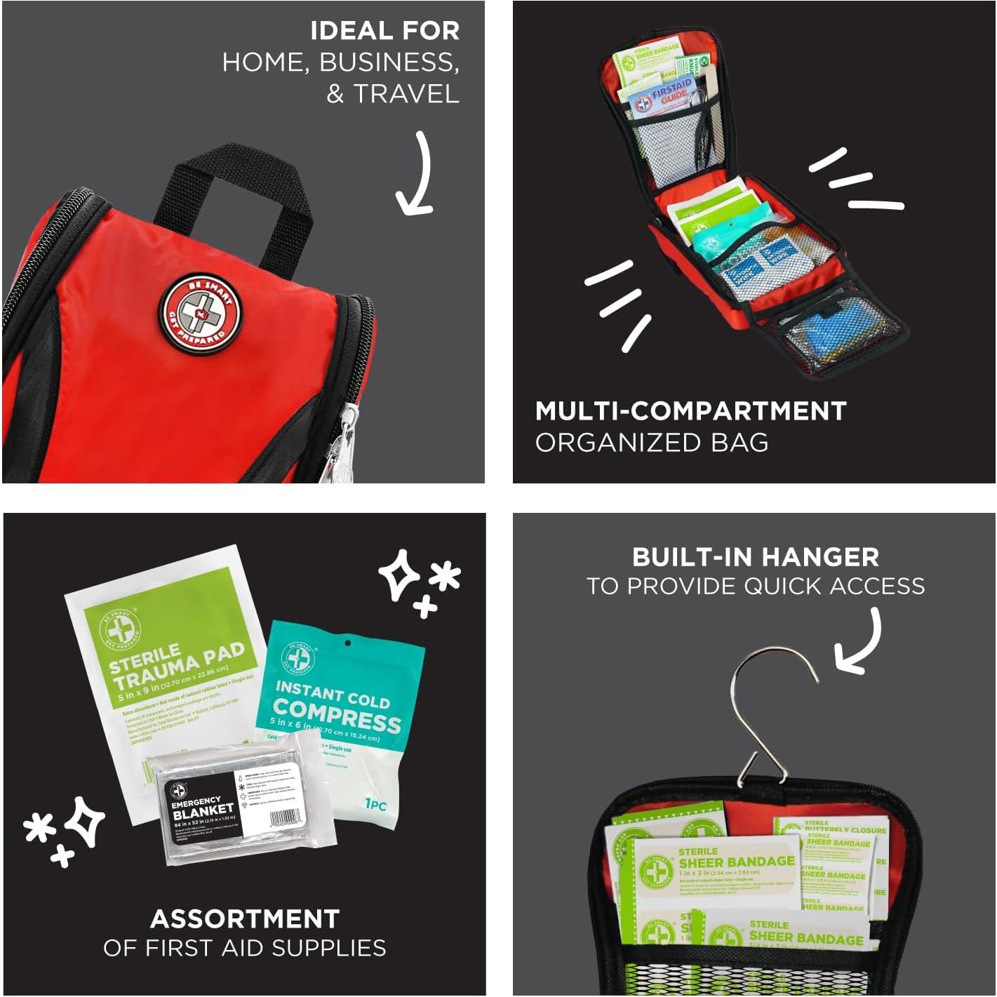 Kit de Primeros Auxilios Be Smart Get Prepared 330 Piezas