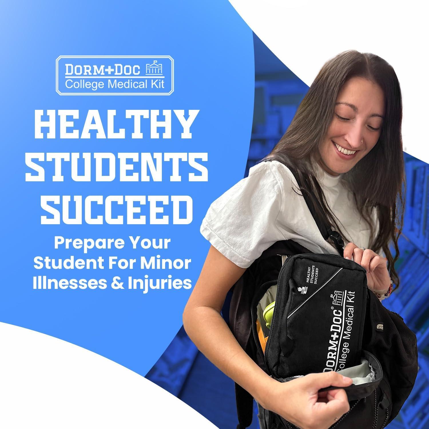 Kit de Primeros Auxilios DormDoc 175 Piezas Negro - Estudiantes