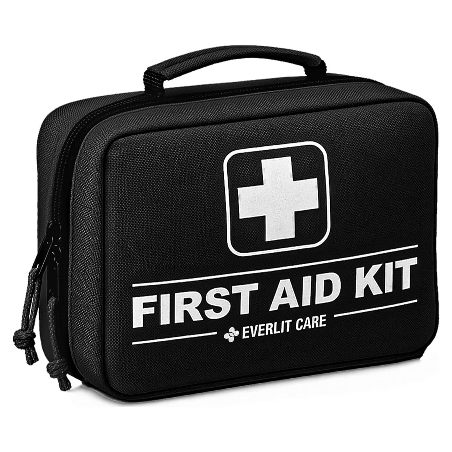 Kit de Primeros Auxilios 380 Piezas Everlit Care - Hogar, Oficina, Viaje