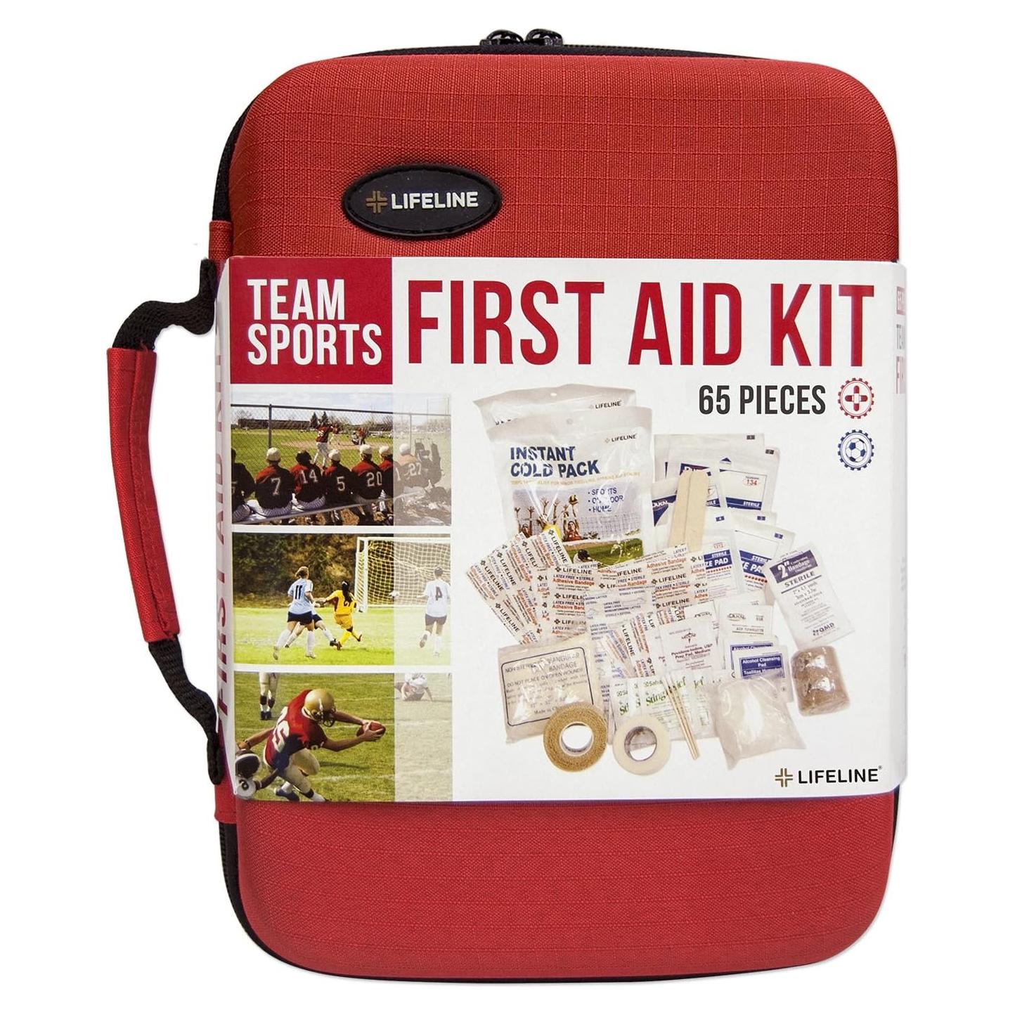 Kit de Primeros Auxilios Lifeline 65 Piezas para Deportes