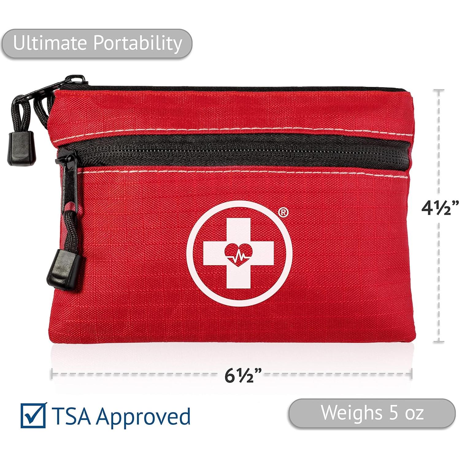 Kit de Primeros Auxilios Swiss Safe 64 Piezas para Viaje