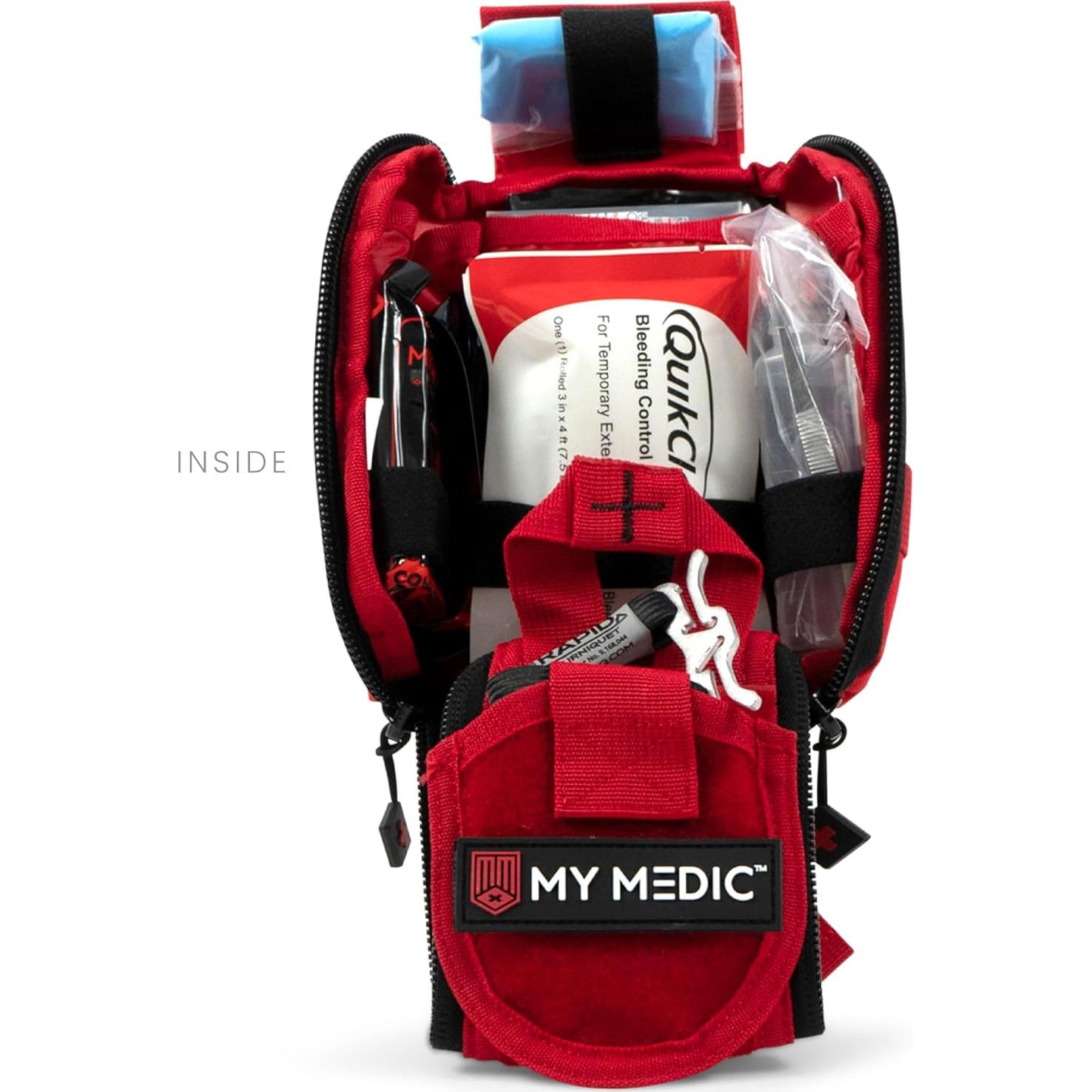Kit de Primeros Auxilios Mi Medic TFAK Rojo - 35 Elementos