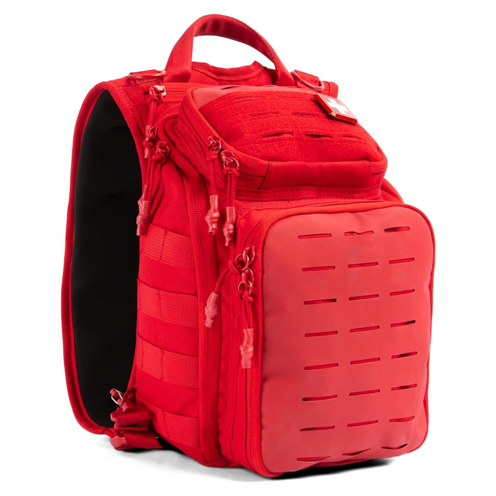 My Medic Recon PRO - HSA FSA First Aid Kit - 250+ First Aid and Survival Essentials, Supplies, & Must Have IFAK for Home, Car, Office or Business - Red