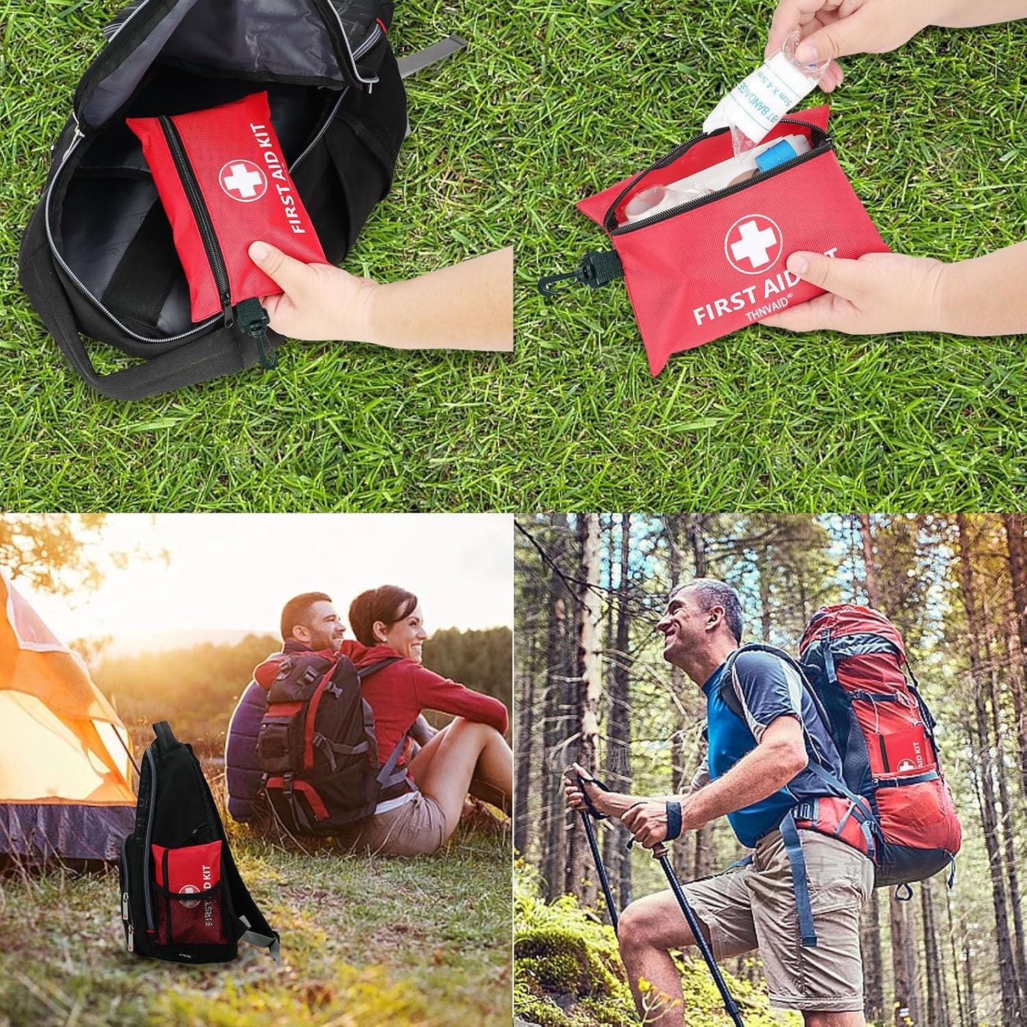 Mini Kit de Primeros Auxilios THNVAID 147 Piezas Portátil