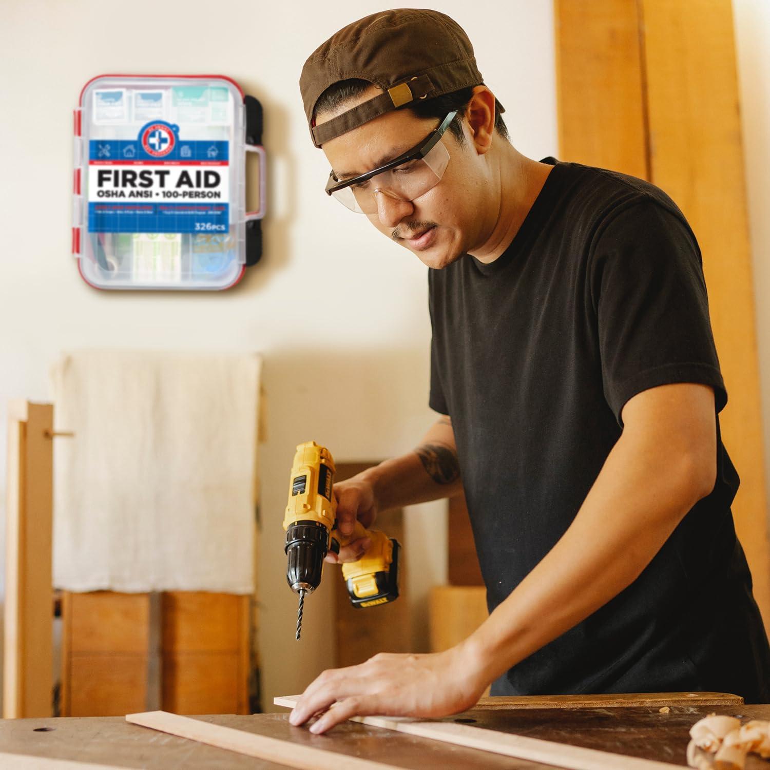 Kit de Primeros Auxilios Sé Inteligente 326 Piezas Rojo