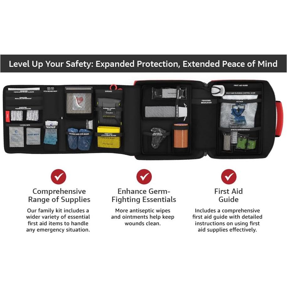 Kit de Primeros Auxilios Familiar Life Safety Pro - Grande