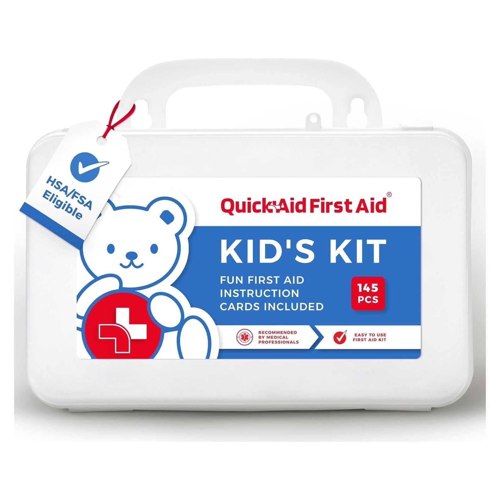 Kit de Primeros Auxilios Quick Aid para Niños - 145 Piezas