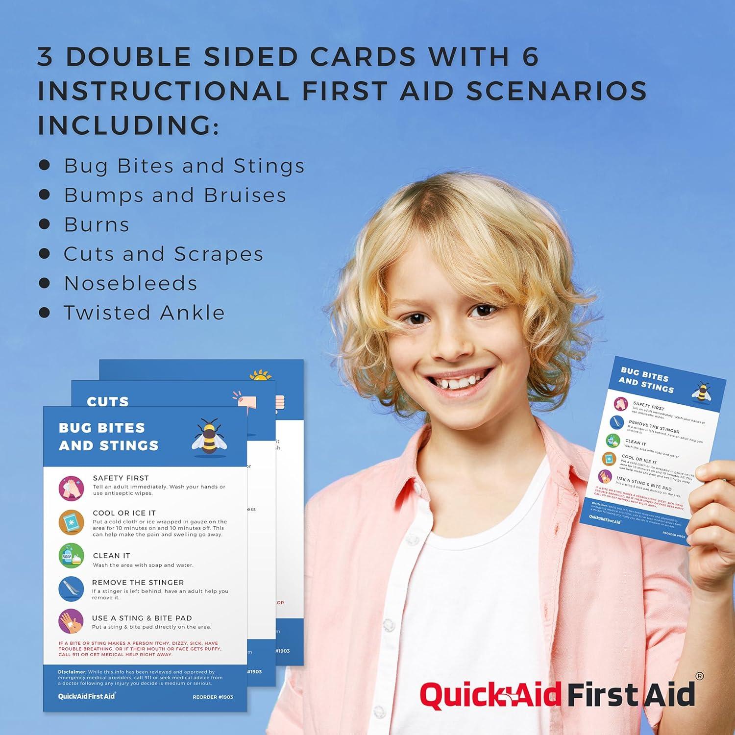 Kit de Primeros Auxilios Quick Aid para Niños - 145 Piezas