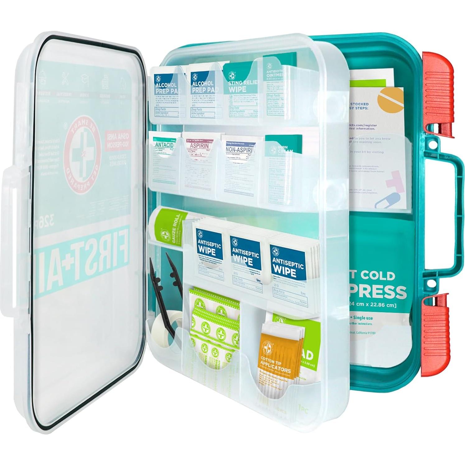 Kit de Primeros Auxilios Be Smart Get Prepared 326 Piezas