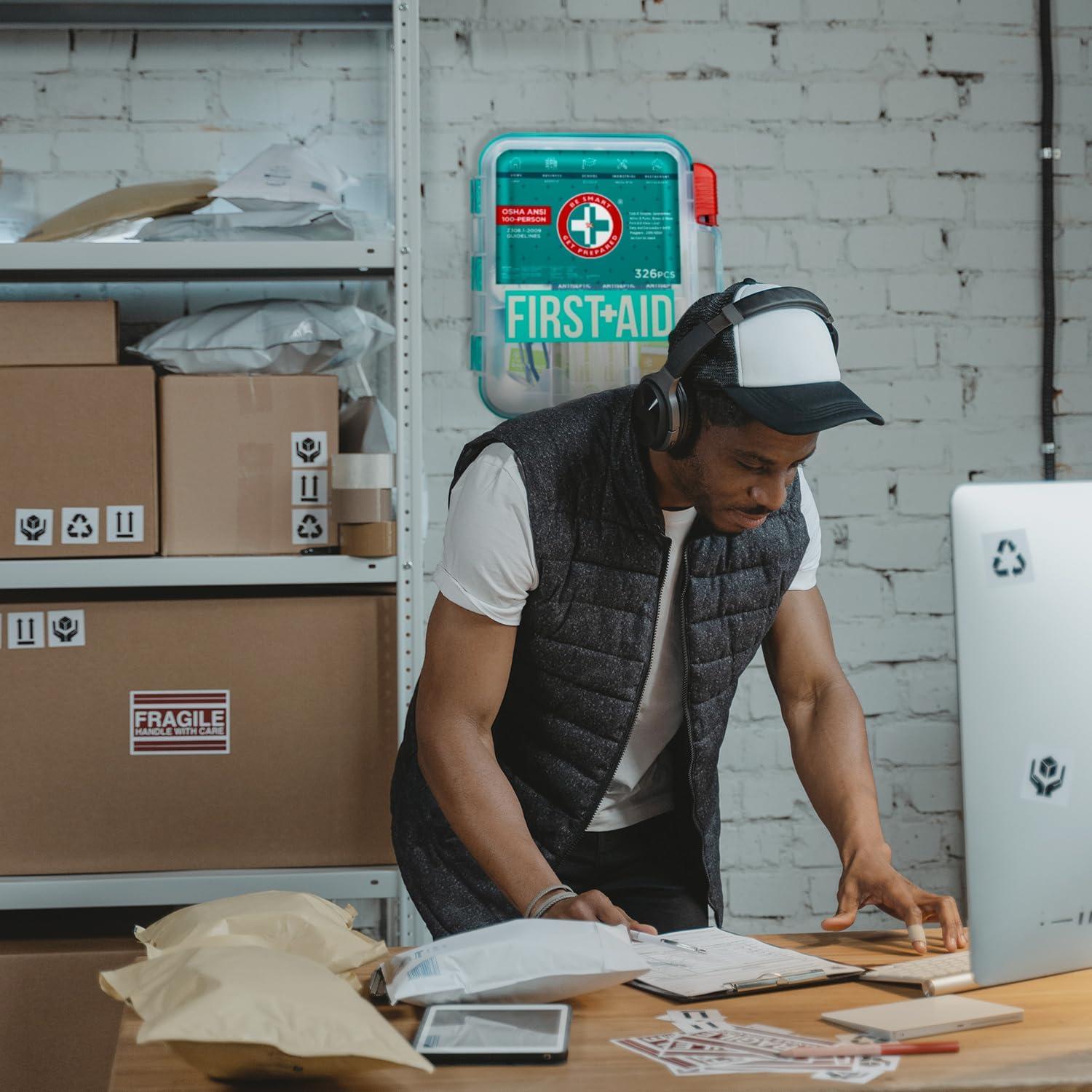 Kit de Primeros Auxilios Be Smart Get Prepared 326 Piezas