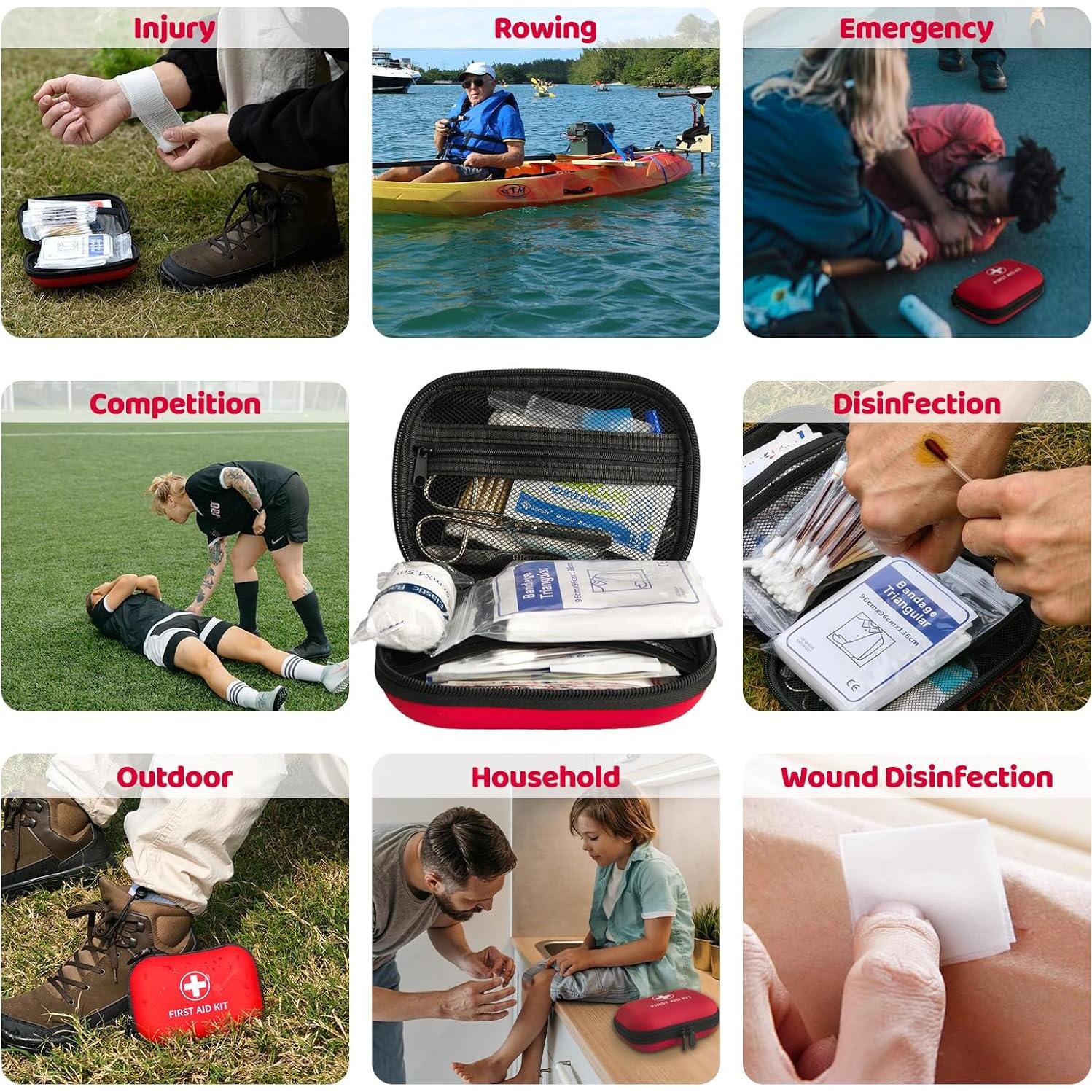 Kit de Primeros Auxilios Pequeño Prelady 138 Piezas Compacto