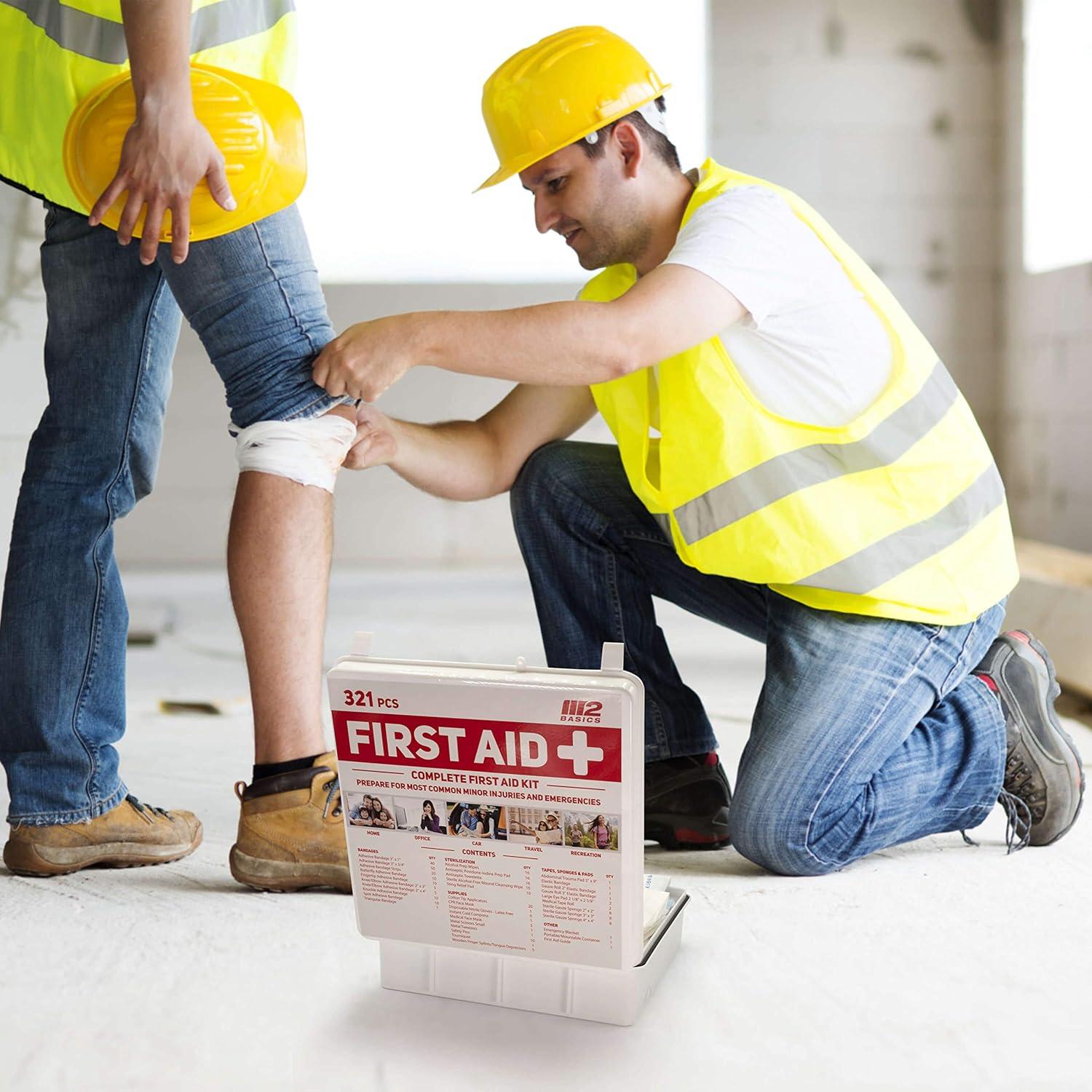 Kit de Primeros Auxilios Completo M2 BASICS 321 Piezas