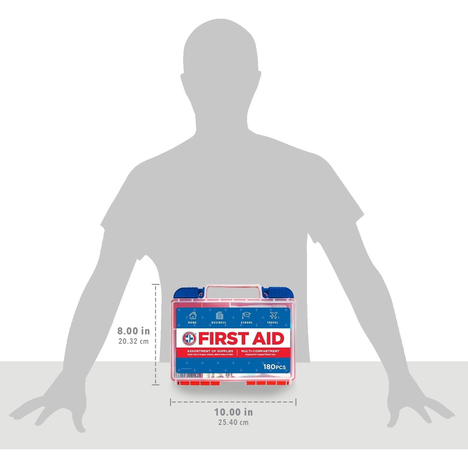 Kit de Primeros Auxilios Be Smart Get Prepared 180 Piezas