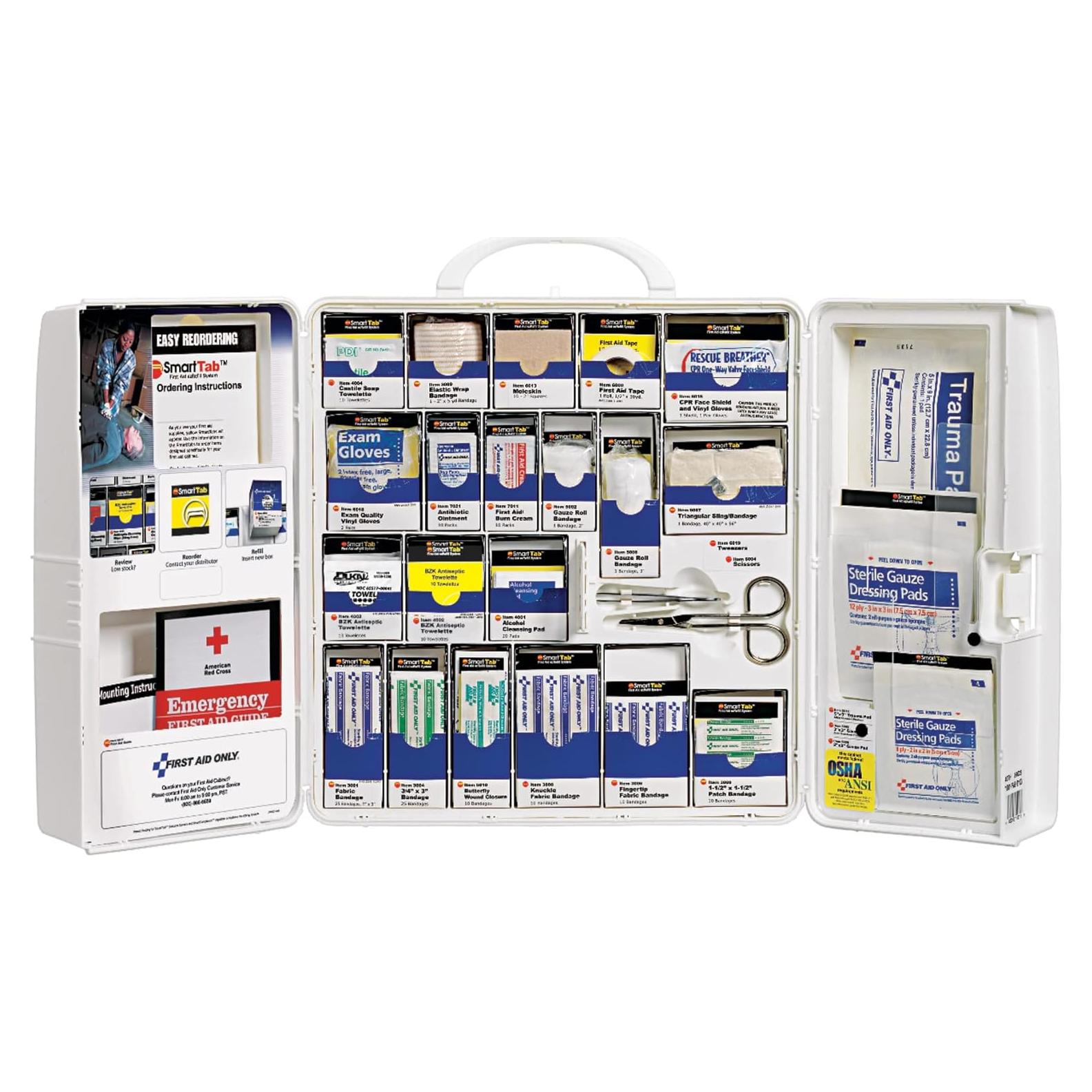 Kit de Primeros Auxilios First Aid Only 1001-FAE-0103, 209 Piezas, Cumple OSHA