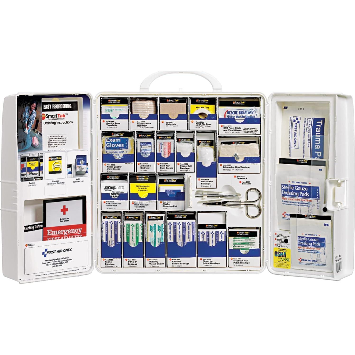 Kit de Primeros Auxilios First Aid Only 1001-FAE-0103, 209 Piezas, Cumple OSHA