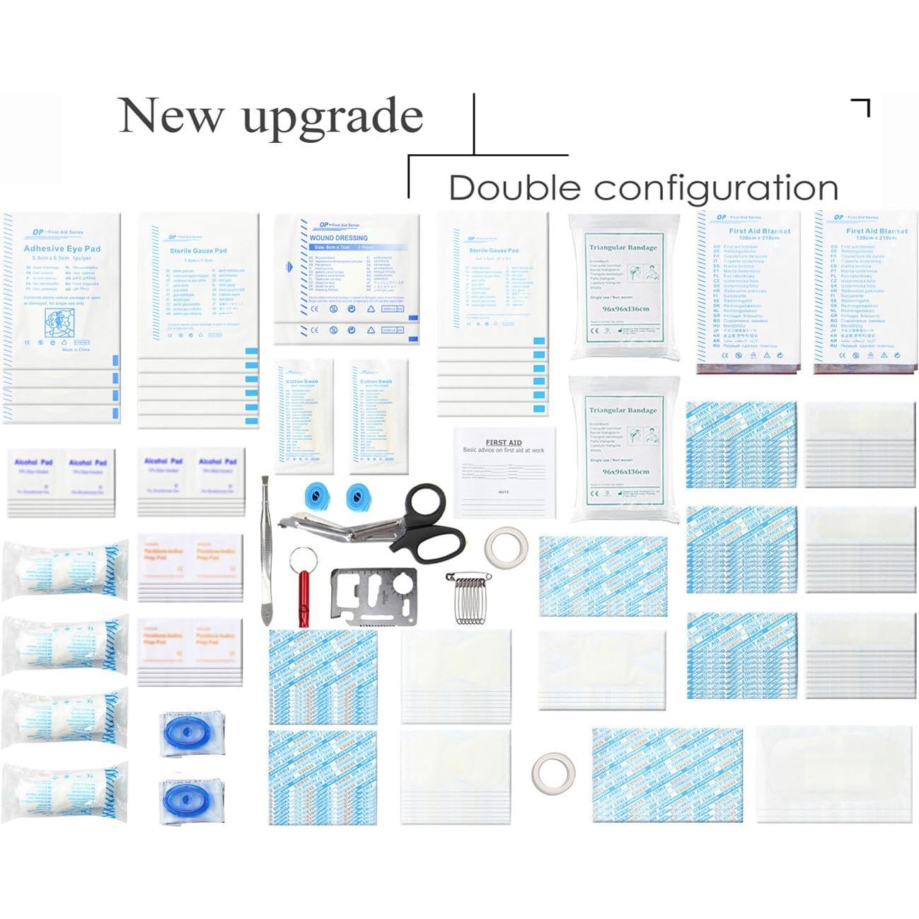 Kit de Primeros Auxilios Impermeable SHBC 228 Piezas Negro