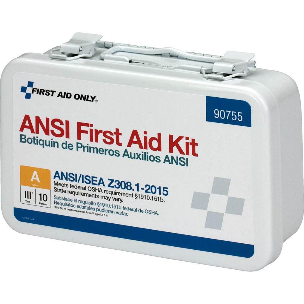 Kit de Primeros Auxilios Only 90755 para 10 Personas - 71 Piezas