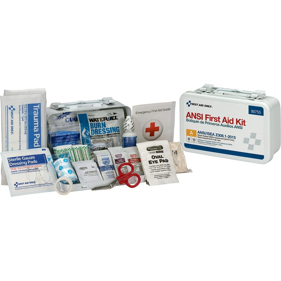 Kit de Primeros Auxilios Only 90755 para 10 Personas - 71 Piezas