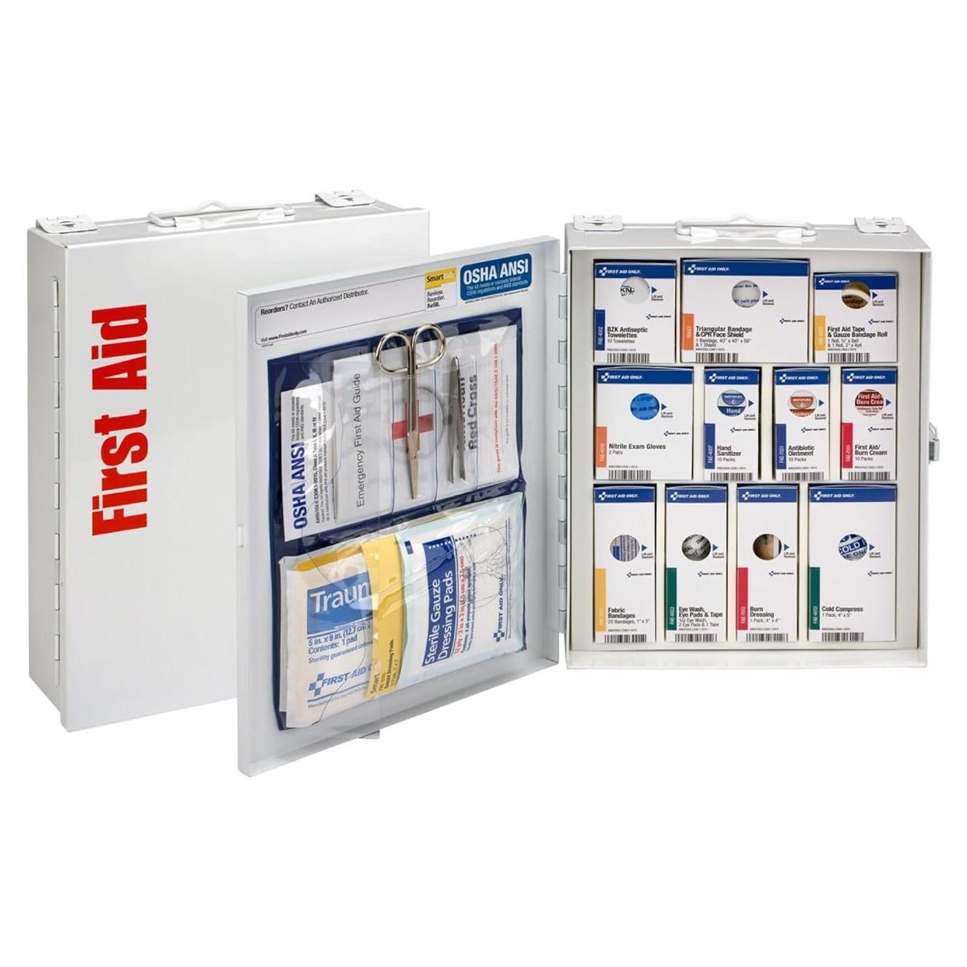 Gabinete de Primeros Auxilios SmartCompliance 94 Piezas 25 Personas