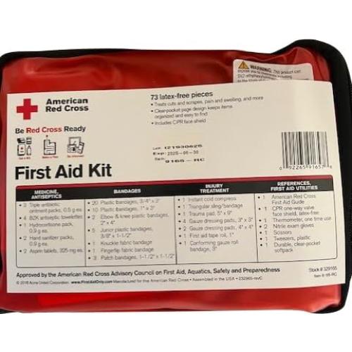 Kit de Primeros Auxilios American Red Cross 73 Piezas