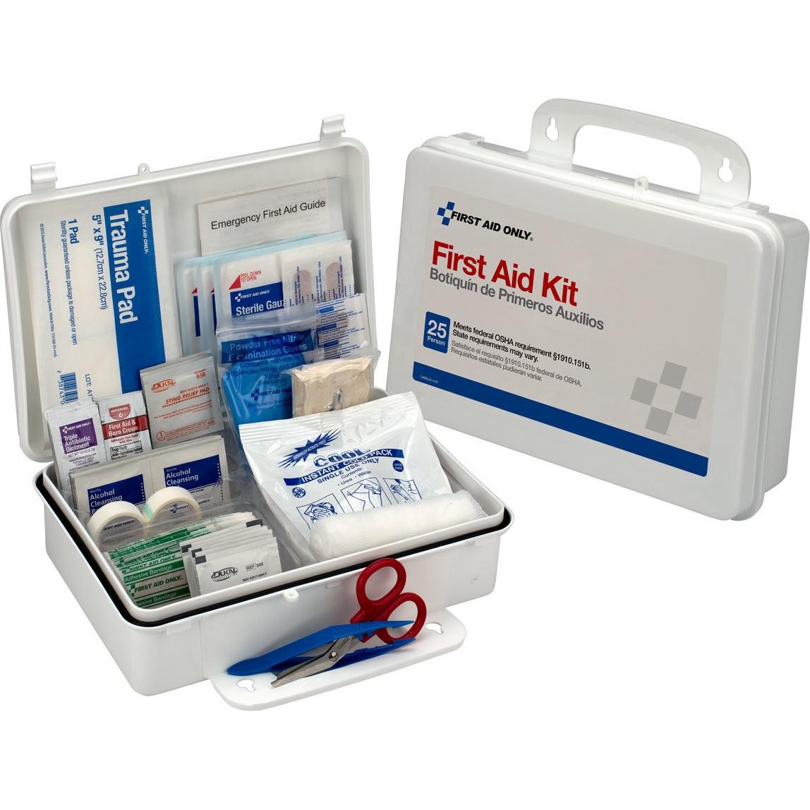 Kit de Primeros Auxilios Only 6082 para 25 Personas - 95 Piezas