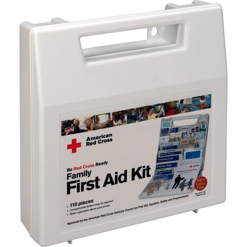 Kit de Primeros Auxilios Deluxe Cruz Roja Americana 115 Piezas