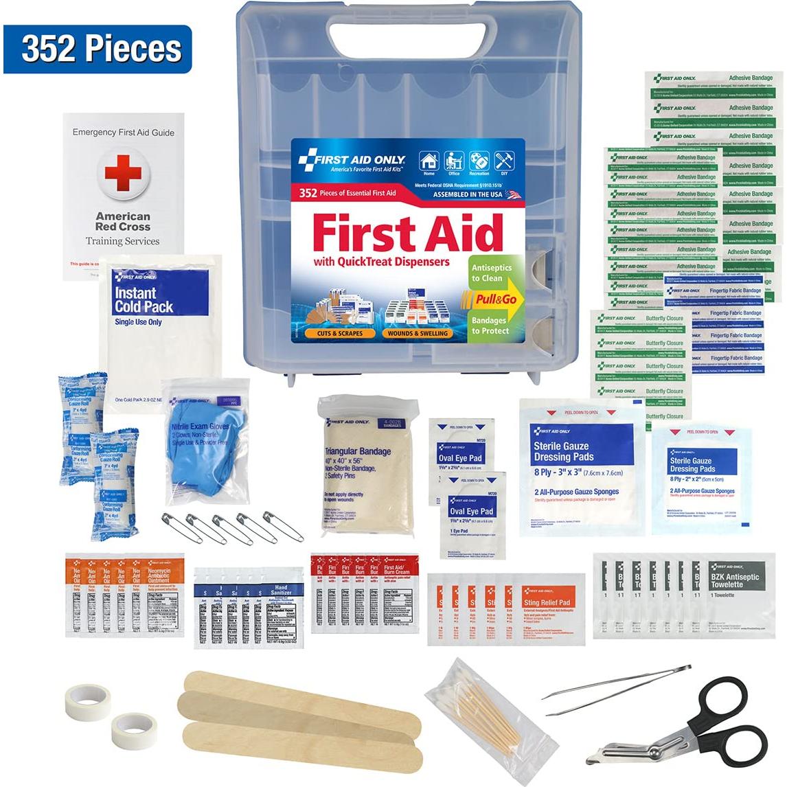 Kit de Primeros Auxilios QuickTreat First Aid Only 352 Piezas