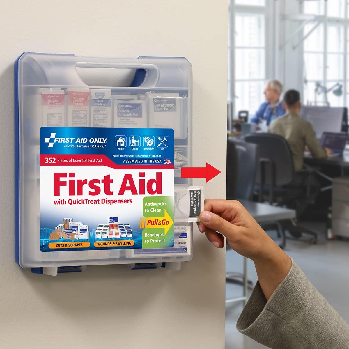 Kit de Primeros Auxilios QuickTreat First Aid Only 352 Piezas