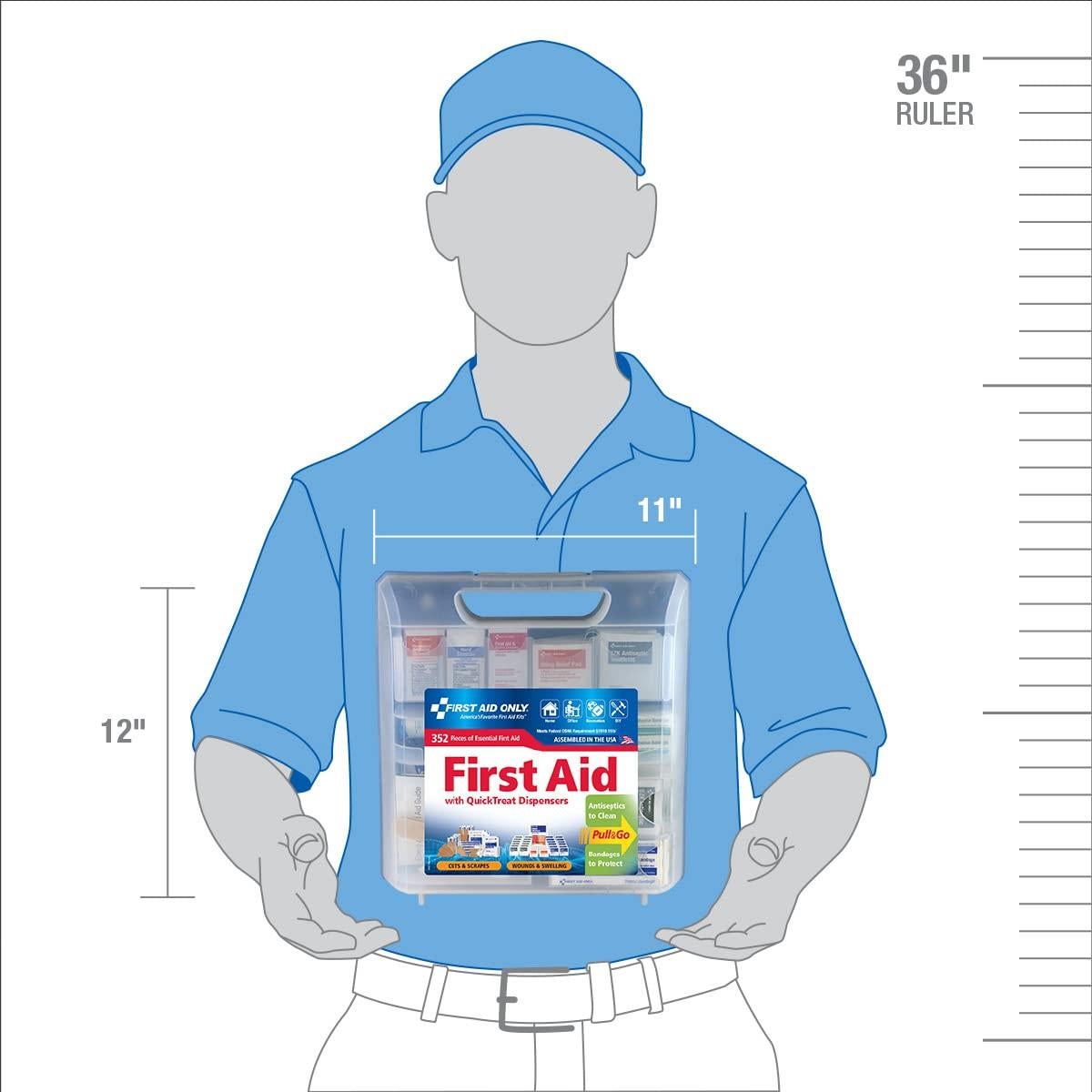 Kit de Primeros Auxilios QuickTreat First Aid Only 352 Piezas