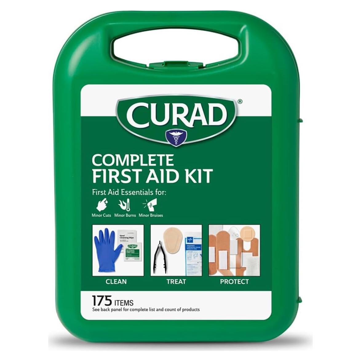 Kit de Primeros Auxilios CURAD 175 Piezas en Estuche Duro