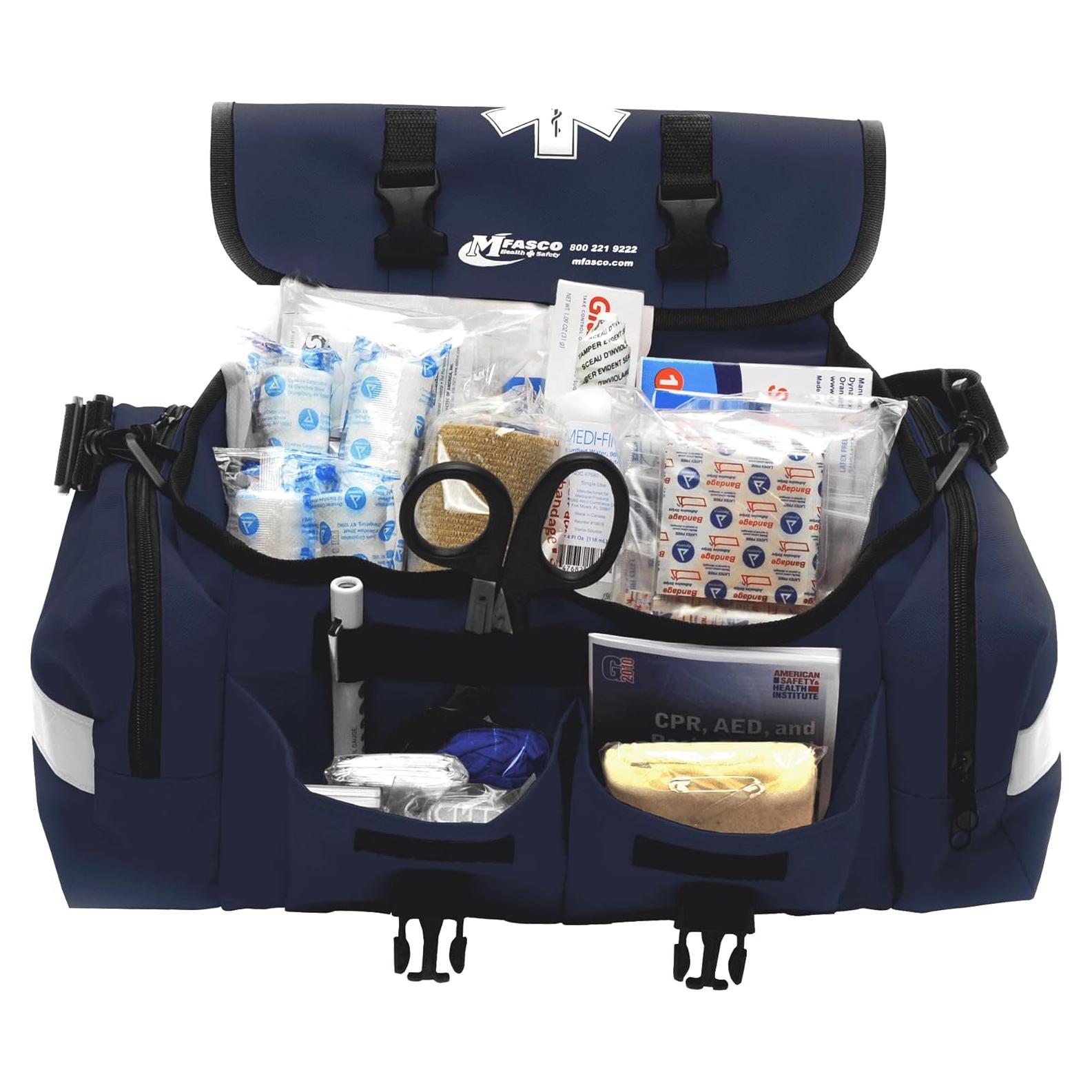 Kit de Primeros Auxilios MFASCO 415 Piezas Bolsa Reflectante