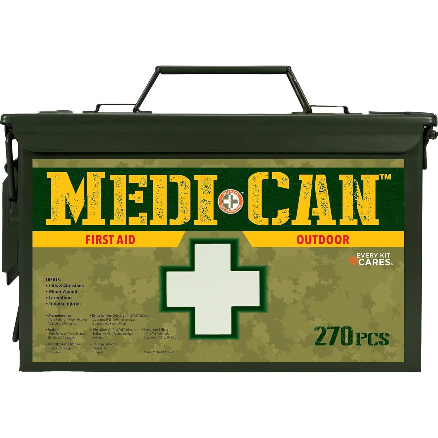 Kit de Primeros Auxilios Be Smart Medi+Can 270 Piezas