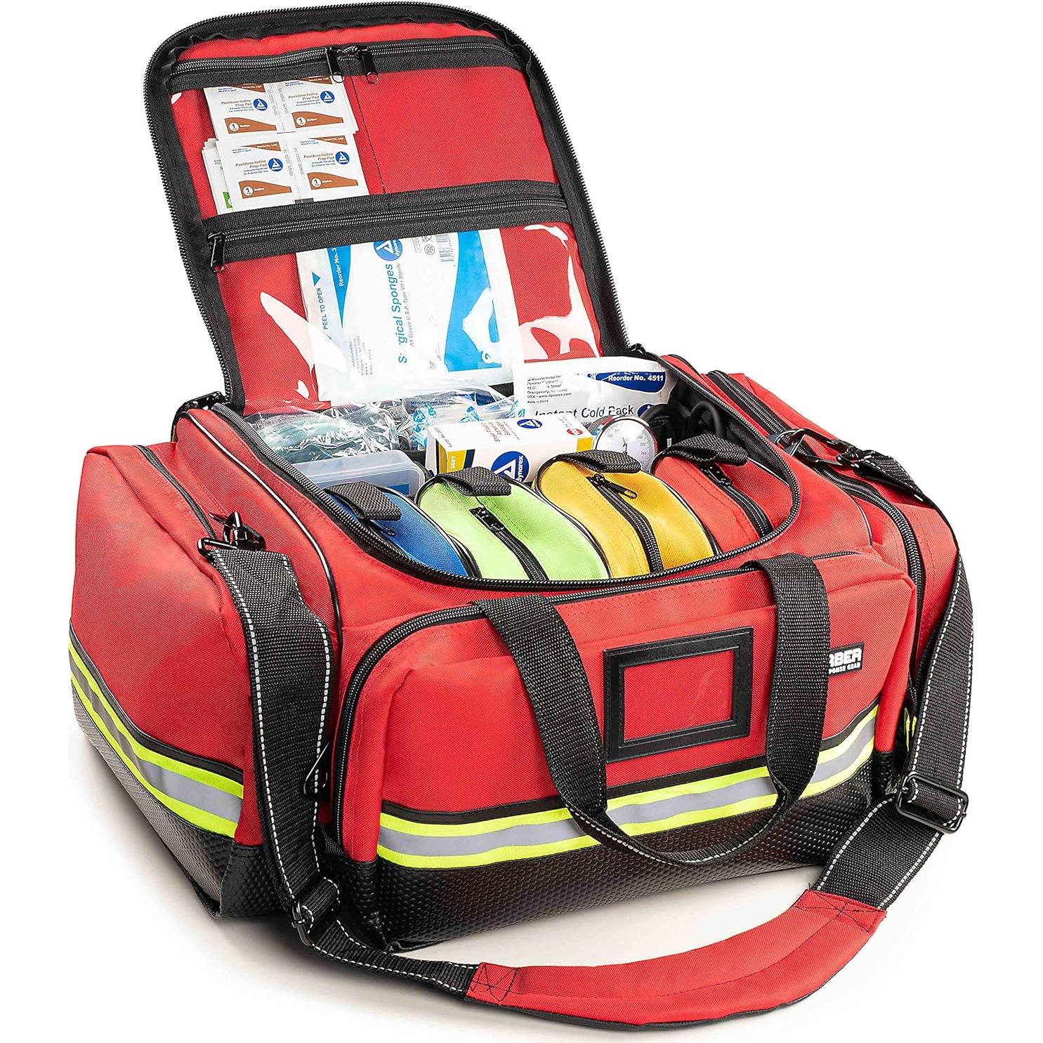 Kit de Trauma Profesional Scherber EMT/EMS con 250 Suministros