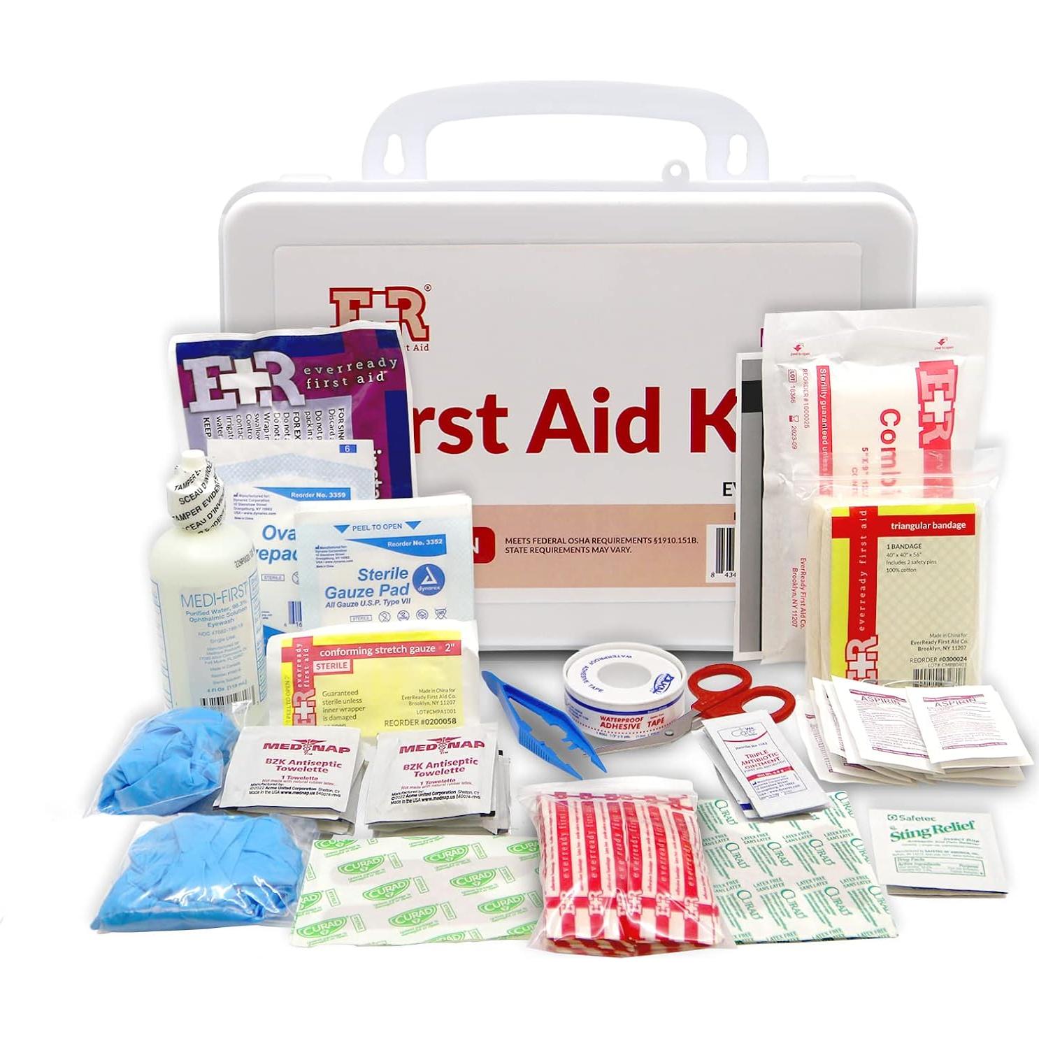 Kit de Primeros Auxilios Ever Ready 107 Piezas para 25 Personas