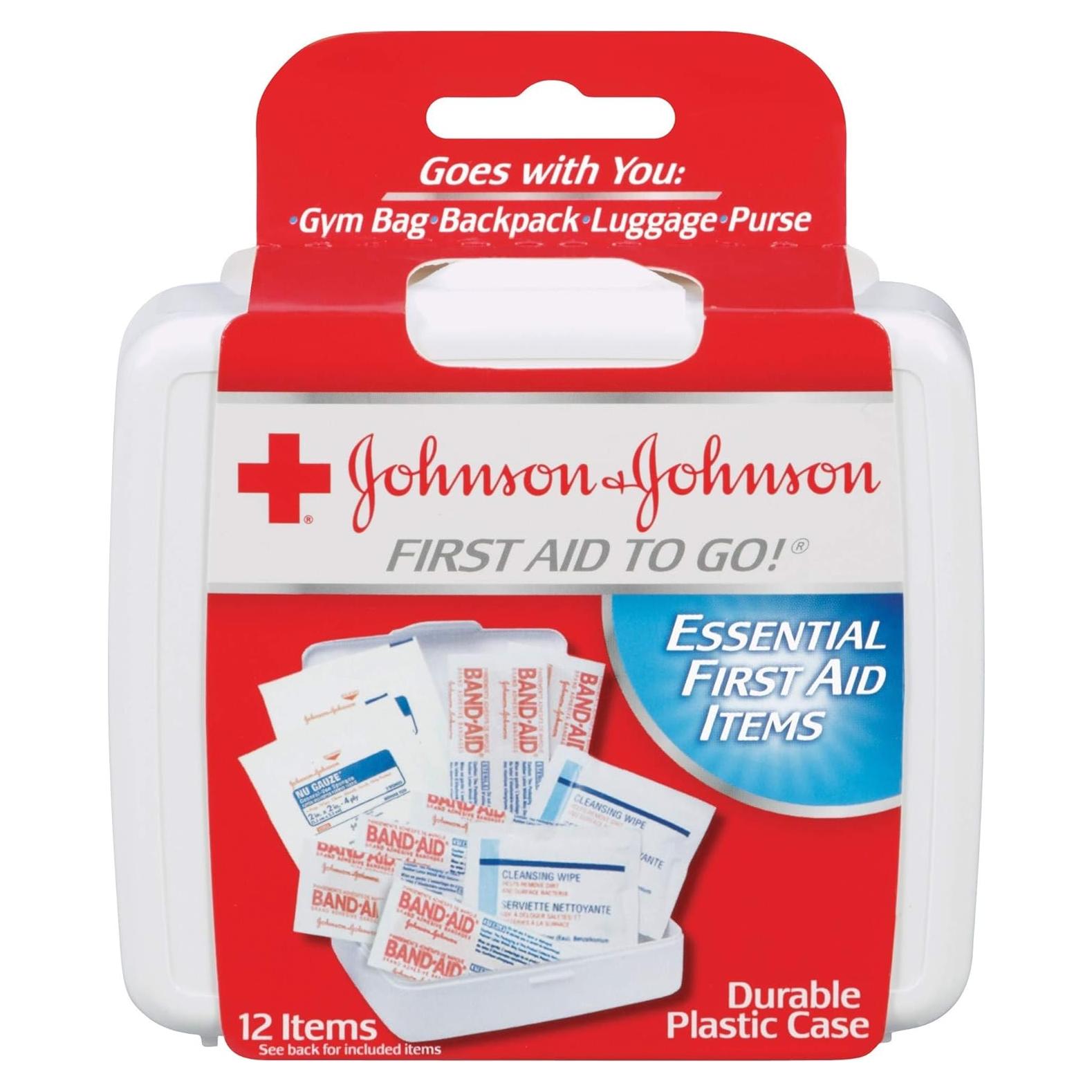 Kit de Primeros Auxilios Johnson & Johnson Mini 12 Elementos