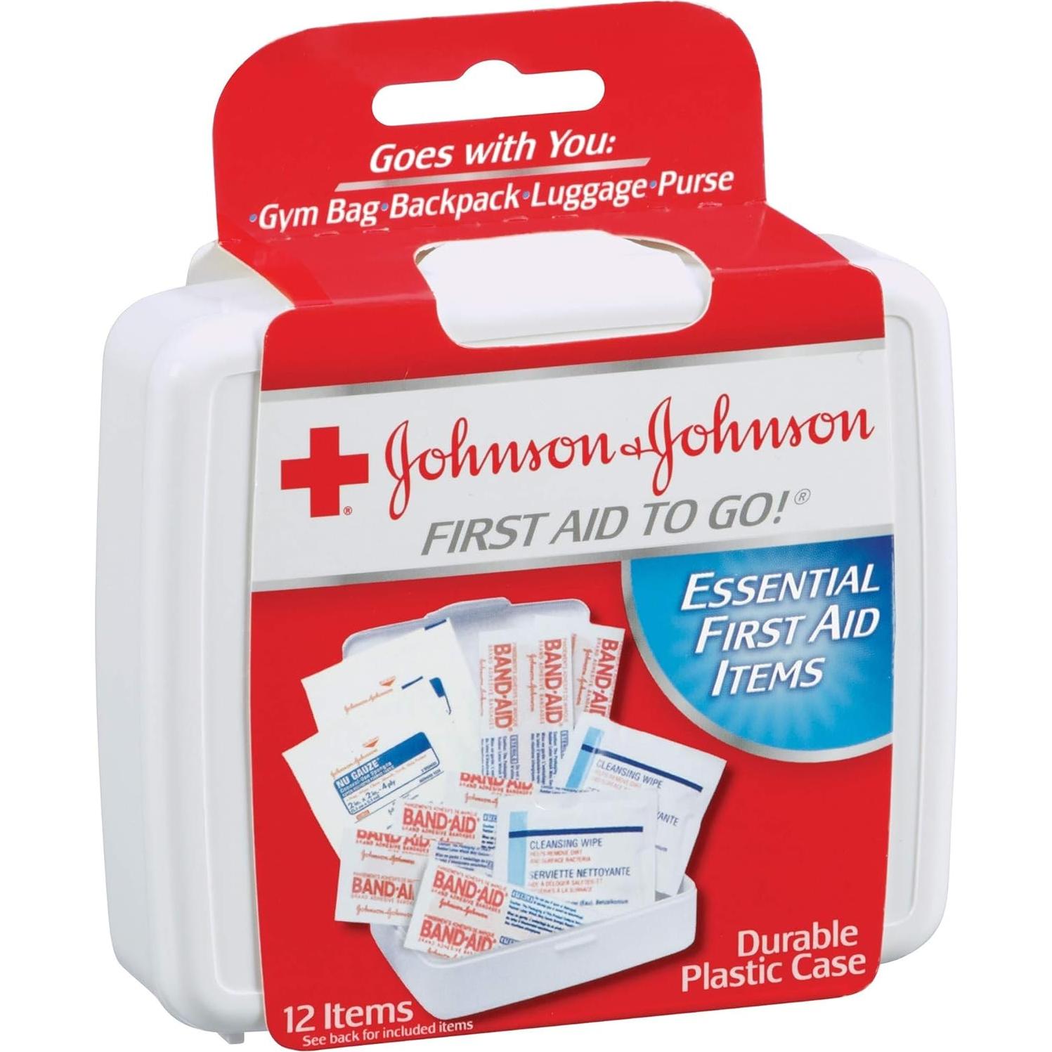 Kit de Primeros Auxilios Johnson & Johnson Mini 12 Elementos